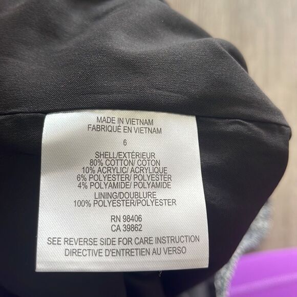 Theory Palten SB Navy/White Skirt size 6 NEW - Picture 5 of 5